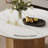 35.43" Round Faux Marble Coffee Table with Solid Wood Base - Modern Easy Assembly Living Room Coffee Table for Home Decor-885514237