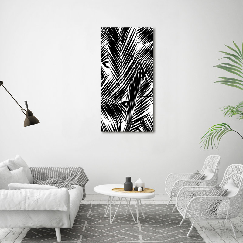 Leaves Of Palm - Wrapped Canvas Print