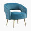 Fauteuil d'appoint 27,5 po Candide Modern Glam-1690656007