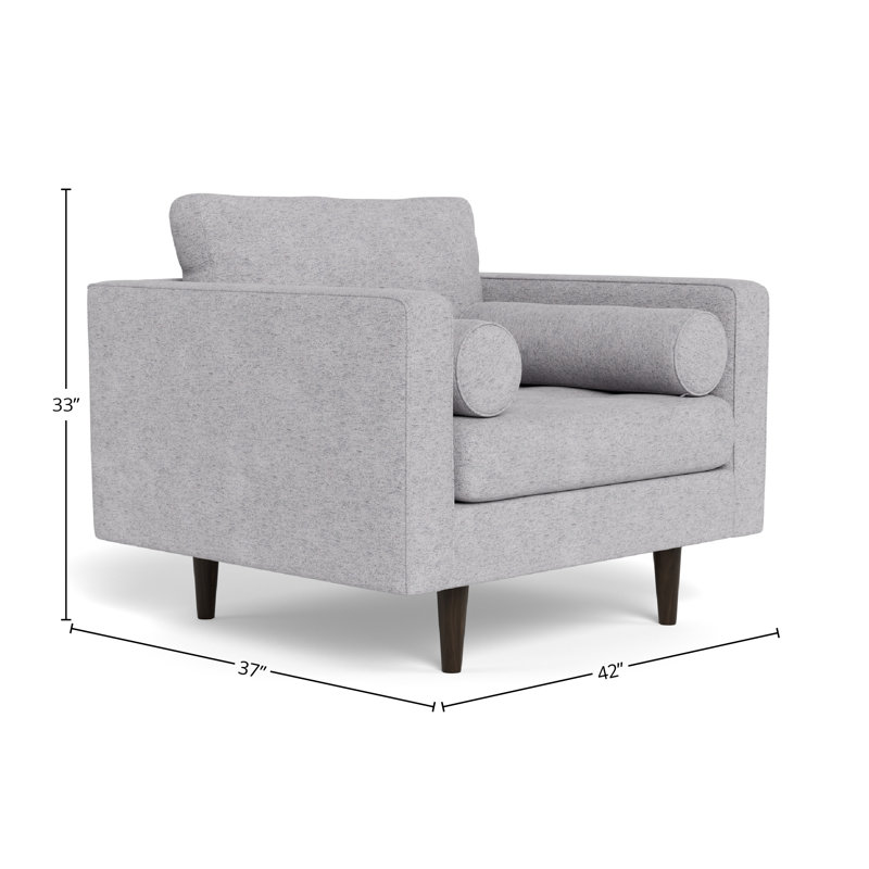 Chaise d'appoint Jackie, étain Travis