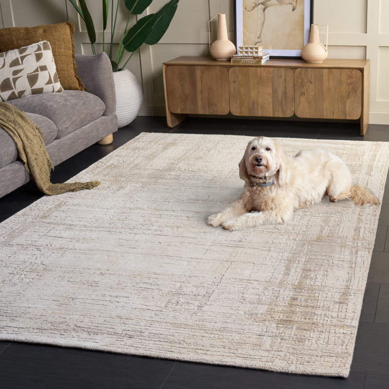 Mirage 354 Area Rug In Beige / Grey, Rectangle 6' x 9'