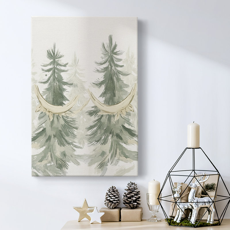 Art des Fêtes de Noël - Toile tendue avec châssis CDIV, H 60 po x l 40 po