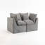 Canapé modulaire surdimensionné de 74,8 po de large avec canapé modulaire True Relax Comfy et sièges larges et profonds-1407859767