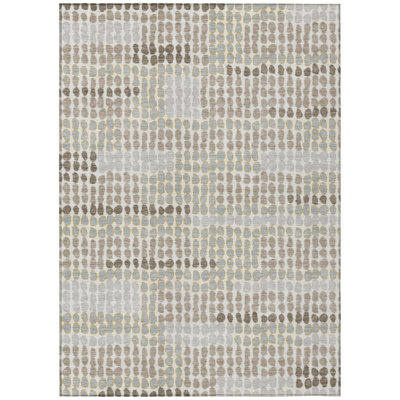 Machine Washable Indoor/Outdoor Chantille ACN2763 Geometric Rug