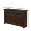 Armoire de rangement polyvalente à trois portes Farmhouse pour différentes pièces
