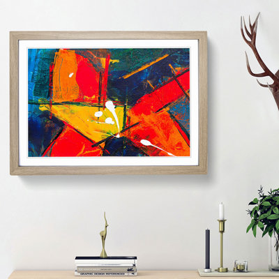 Abstract Art Painting Vol.311 by S.Johnson - Framed Print
