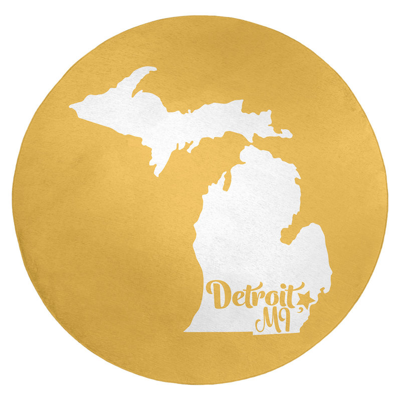Tapis de la poly-chenille détroit michigan