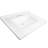 31 Inch Camilla Modern Vanity Top with Backsplash, Solid White