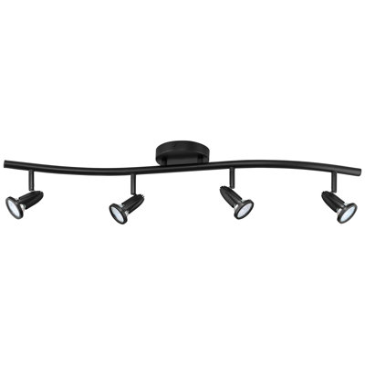 33'' 4 -Light Fixed Track Track Kit with Dimmable