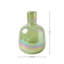 Vase en verre vert irisé 5 "Opaline pour petites fleurs-2121060332