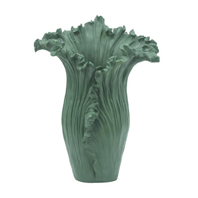 Vase floral - 12 po x 8,3 po x 15,5 po - vert