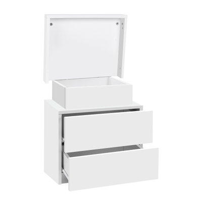 Micke 45cm W Manufactured Wood Bedside Table