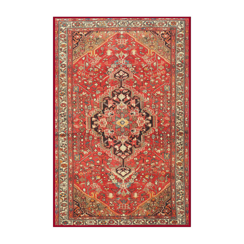 Oriental Indoor Rug, Rectangle 6' x 9'