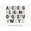 Black And White Alphabet Wall Decals, Set of 26 Educational Peel and Stick Wall Stickers, Classroom Playroom Decor, Kids Learning Wall Art, 20"W x 20"H (50 x 50 cm)-1283506288