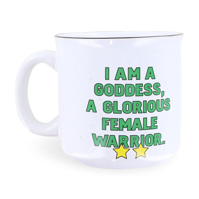 Grande tasse de camping en céramique 20 oz Demaw Parks and Leisure Pawnee Goddesses