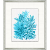 Cyan Coral Collection 6 Painting