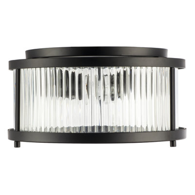 Glass Semi Flush Mount