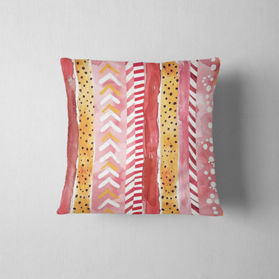 Striped Reversible Pillow Cover