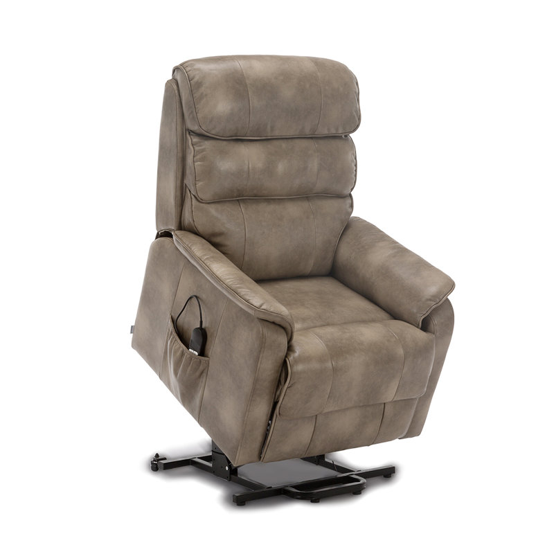 Whitely 82cm Wide Lift Assist Standard Recliner, Single Motor Lift Assist, Stone
