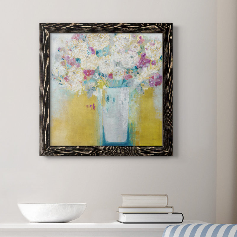Toile encadrée de qualité supérieure Morning Morning, Cadre noir, H 20 po x l 20 po x P 1,5 po