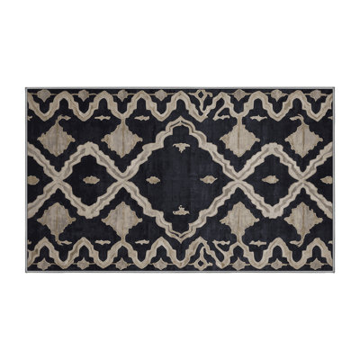 Tapis gris lavable à la machine