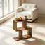 Table de rangement étroite moderne en forme de S pour petits espaces