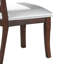 Chaise d'appoint Caityln au fini espresso