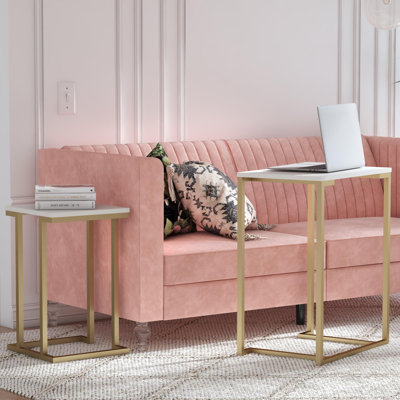 Camila Sled Nesting Tables with Storage