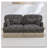 Comfy Chenille Leopard Printing Sofa,Delicate Tassel Edge,Movable Ottomans,Modern Fashion Style-1541543306