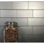 Carrelage mural de cuisine et de salle de bain style bord droit en verre de qualité diamant Forever Matte 3 po x 6 po-36935238