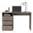 3 Drawer Computer Desk, One Shelf -Light Gray