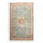 Hand Knotted Oriental Area Rug in Blue