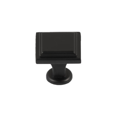 Utopia Alley Valetta Cabinet Ring Pull Knob - Decorative Cabinet Drop Pull Knobs For Cabinets And Drawers - Vintage Cabinet Hardware With Hand Finished Matt Black - Metal Drawer Pull Knobs 0.94" (Set Of 10)