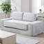 Canapé-lit double Corduroy Cloud, canapé convertible 2-en-1 sans os avec mousse à mémoire de forme, canapé de plancher multifonctionnel pour salon, appartement et petits espaces-1483988487