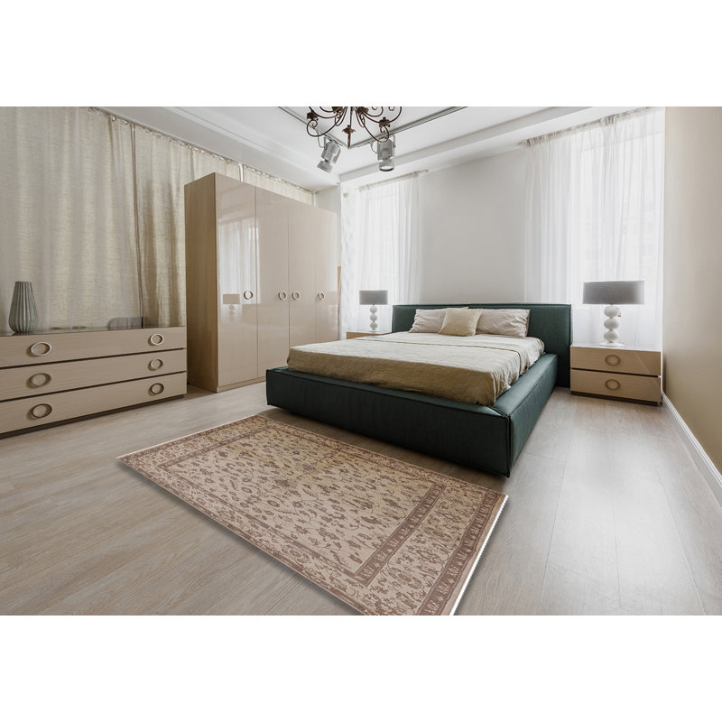 Tapis beige / brun Skaket, Rectangle 5 pi x 8 pi