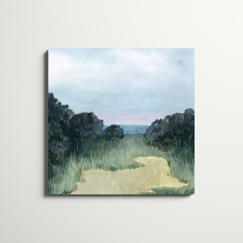 Twilight Dunes I, peinture sur toile tendue, H 36 po x l 36 po