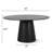 60" Solid Wood Round Pedestal Dining Table-97817445