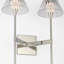 Waterford Blaze 19" 2 Light Tail Sconce with Clear Crystal-564409111