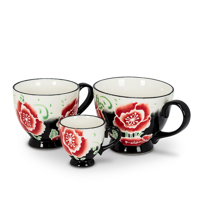 Tasse à expresso pivoine