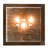 Mission Prime Glass Flush Mount