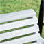 Balancelle de patio en bois 3 places Outsunny