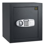 Paragon Safes Fireproof Electronic Home Safe with LED Keypad, 2 Keys, and Interior Shelf (Gray)