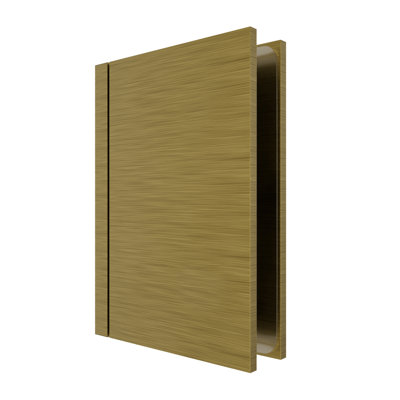 Adjustable Free Swinging Glass To Header Mount Hinge Euro Header 3/8" and 1/2" Glass Thickness Antique Brass Finish