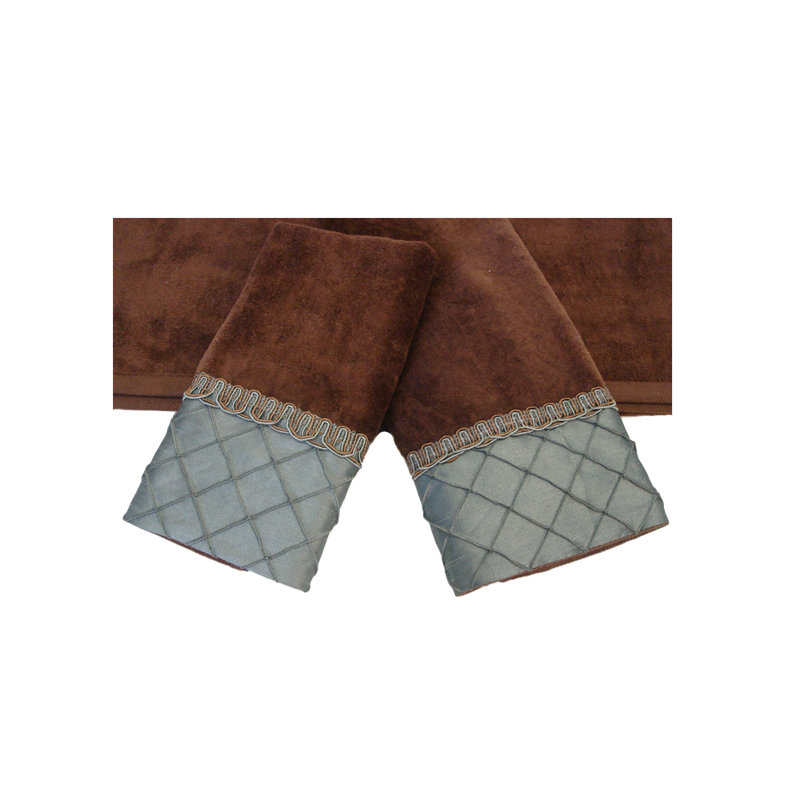 Ensemble de serviettes en polyester 3 pièces Demers