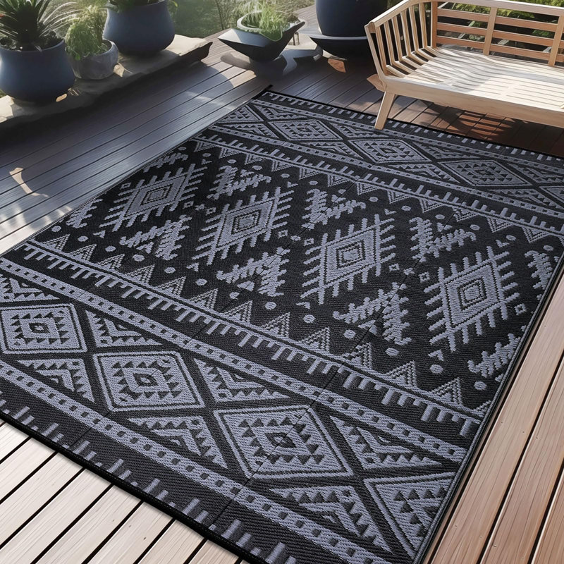 Geometric Shapes Area Rug, Rectangle 180 x 270 cm