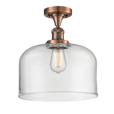 Plafonnier semi-encastré 1 lumière Bell
