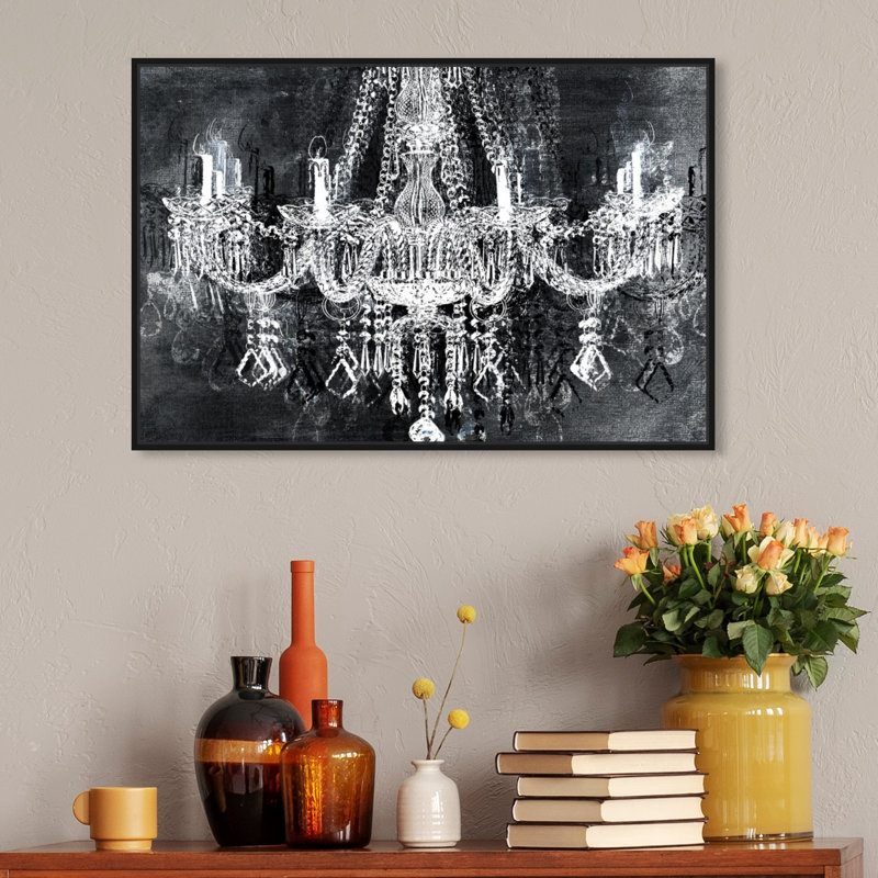 «Burst Creative Crystaltraction», impression sur toile tendue, Cadre noir, H 30 po x l 20 po