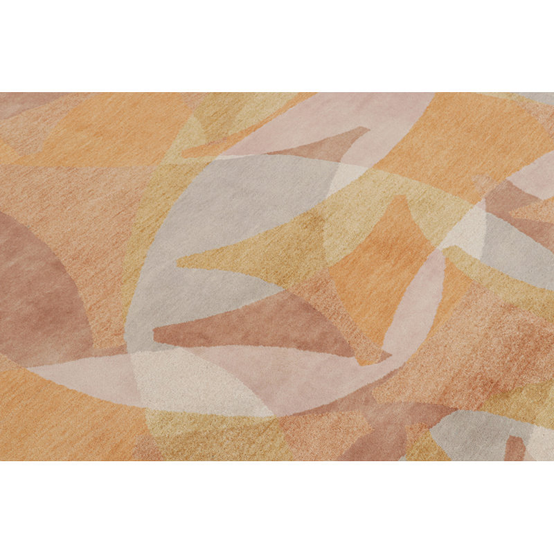 Handmade Silk and Wool Area Rug
