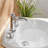 8 In. Waterfall Widespread 2-Handle Bathroom Faucet