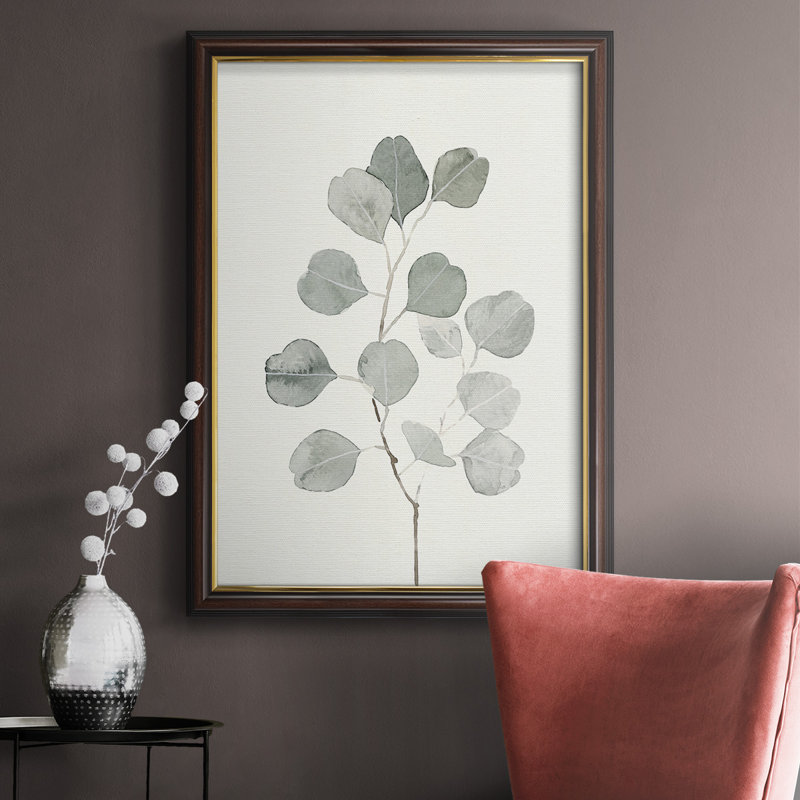 «Delicate Sage Botanical I», peinture sur toile encadrée, H 20 po x l 16 po x P 2,5 po